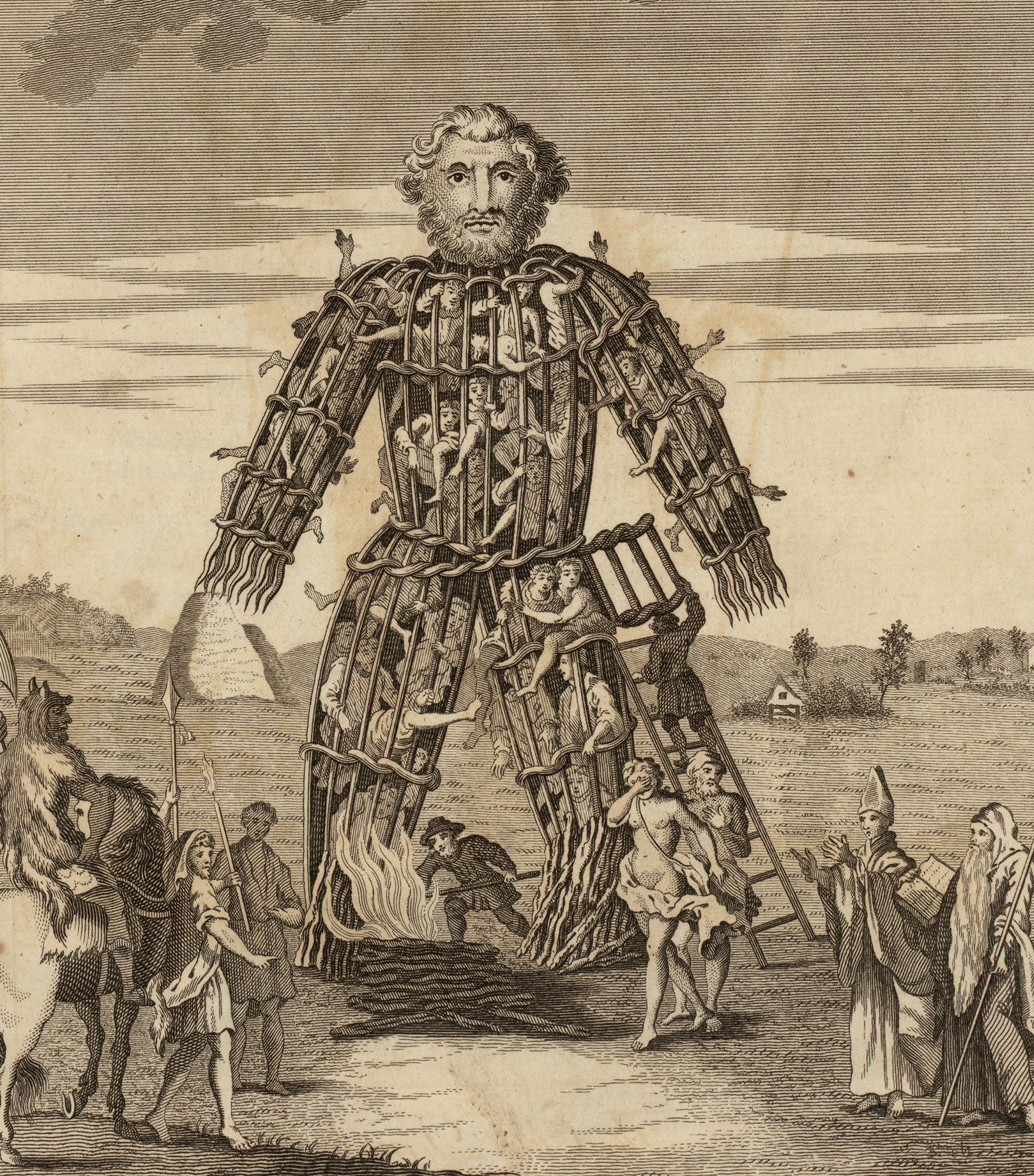 Wicker Man кельтское чучело клетка