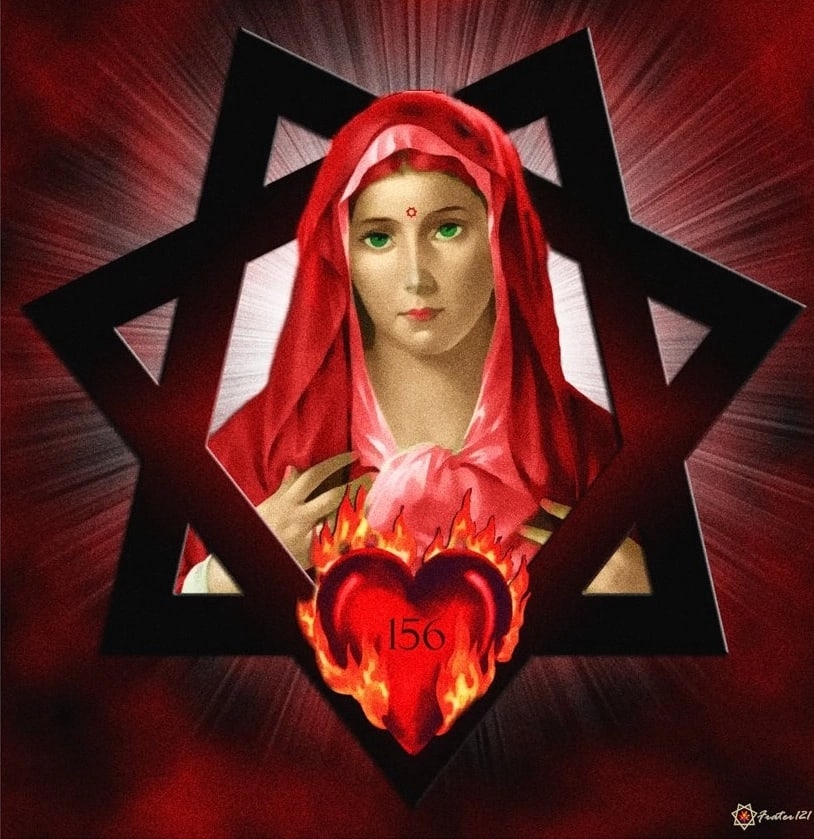 Babalon Grail Beast lion enochian sigil flames TAR