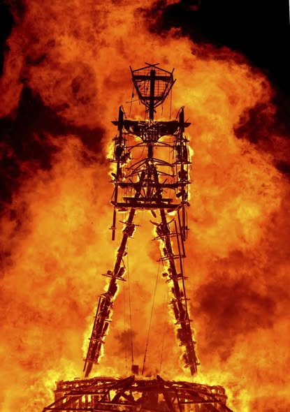 Сожжение Человека. Burning Man, главная церемония