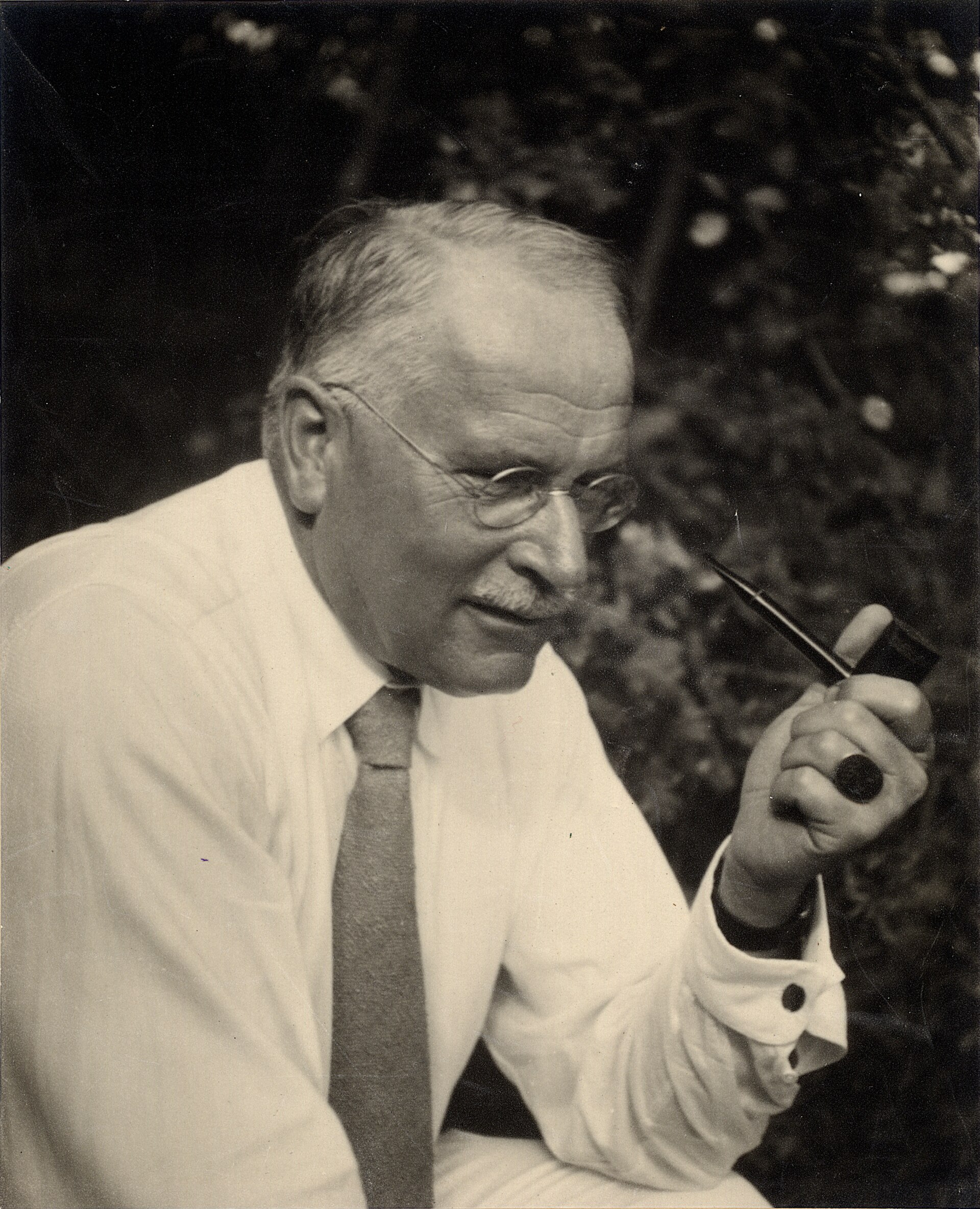 Carl Gustav Jung Swiss psychiatrist portrait