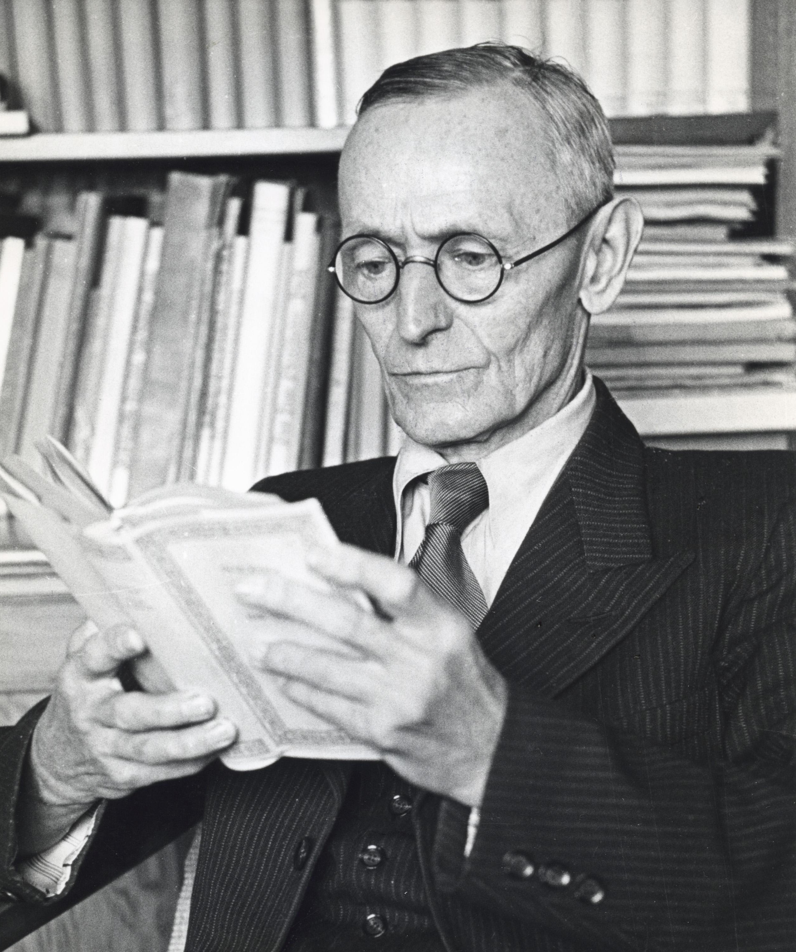 Hermann Hesse German Swiss writer portrait