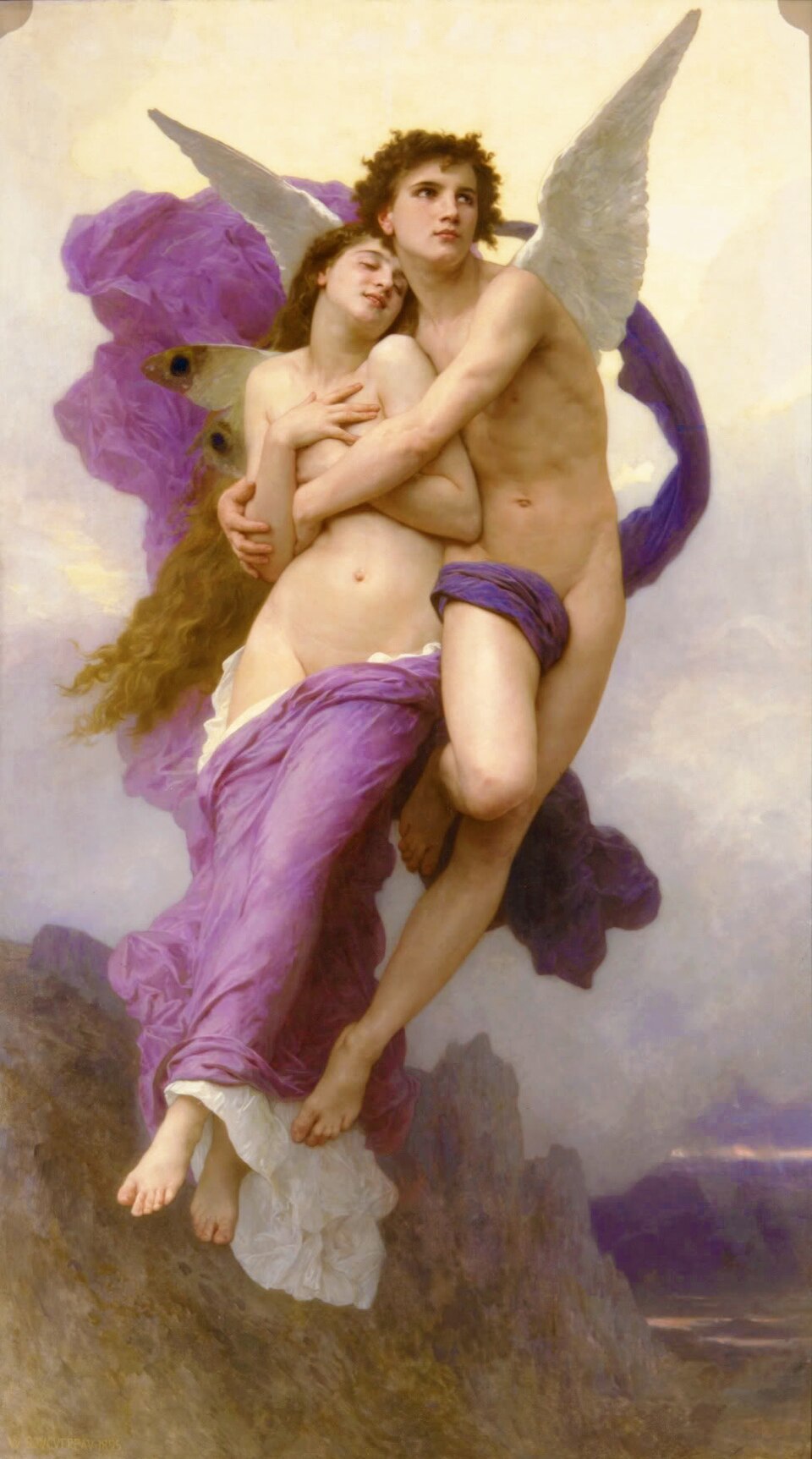 Вильям Бугро. Похищение Психеи, 1895